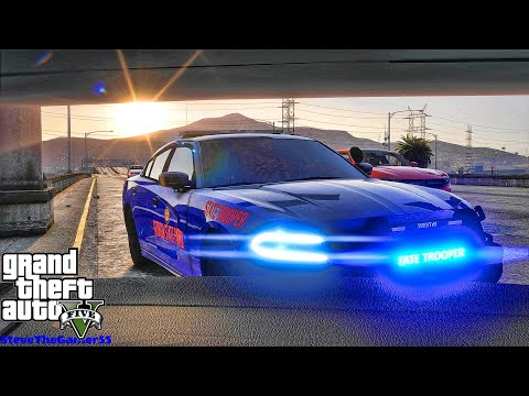 Playing GTA 5 As A POLICE OFFICER Highway Patrol|| GSP|| GTA 5 Mod| 4K