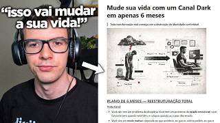 Se Torne Irreconhecível em 6 Meses Criando um Canal Dark e Aplicando Esse Sistema na sua Vida!