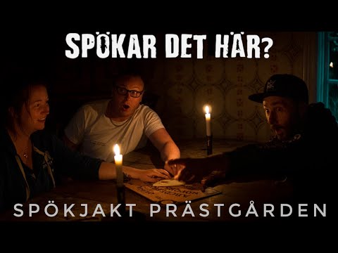 Spökjakt- Spökar det på Prästgården från 1700 talet - Får vi kontakt med den mörka skepnaden