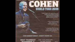 Leonard Cohen - The Darkness 2009-11-12 (Audio)
