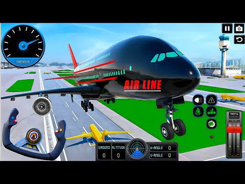 Real Flight Airplane City Pilot Simulator - Plane Boeing Emergency Landing - Android Gameplay
