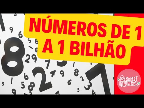 NÚMEROS  DE 1 A 1 BILHÃO - CRIANÇAS INTELIGENTES