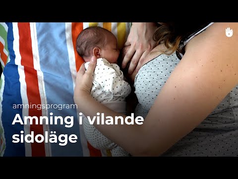 Amningsprogram - Amning i vilande sidoläge