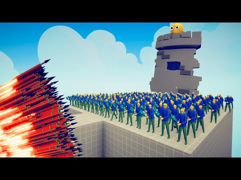 100x ROBLOX NOOB + 3x GIANT NOOB vs EVERY GOD - Totally Accurate Battle Simulator [TABS]