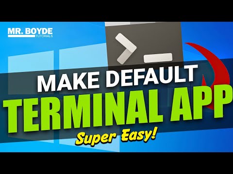 How to Make Windows Terminal Your Default Terminal App