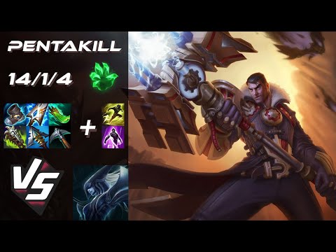 MID Jayce vs Lissandra [PENTAKILL] - NA Grandmaster Patch 25.S1.4