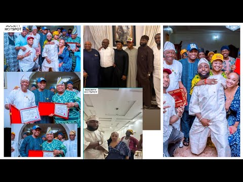 Davido's father prays for his brother,Davido meets Wike in Abuja,teases him about winning Apc.