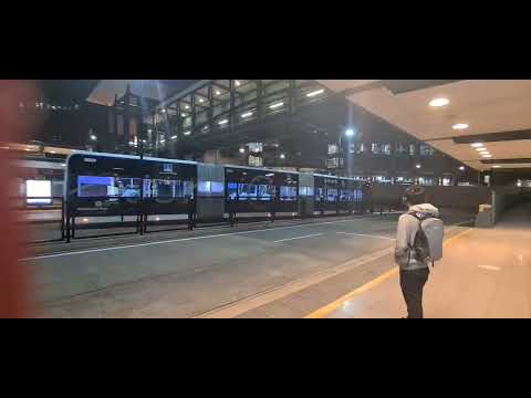 Brisbane Metro Bus 9001 testing at Mater Hill Busway Station