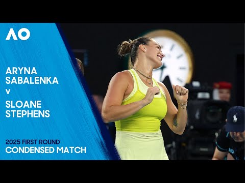 Aryna Sabalenka v Sloane Stephens Condensed Match | Australian Open 2025 First Round
