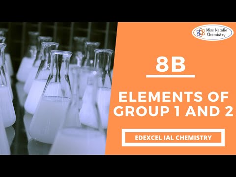 8B Elements of Group 1 and 2 - IAS Chemistry (Unit 2)