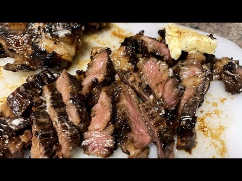 *Damn Good* Medium WELL DONE Ribeye Steak Cooked to...