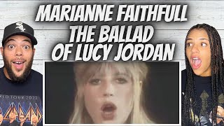 WOAH!| FIRST TIME HEARING Marianne Faithfull  - The Ballad Of Lucy Jordan REACTION