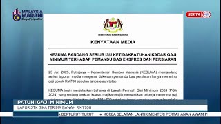 Download lagu 24 JUN 2025 - BERITA PAGI - PATUHI GAJI MINIMUM: LAPOR JTK JIKA TERIMA BAWAH RM1,700 mp3
