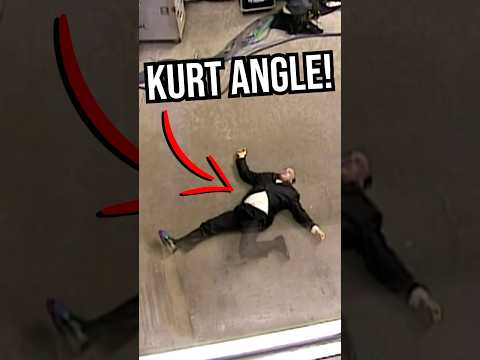 What Happened To Kurt Angle After This Fall? #wwe #wweshorts