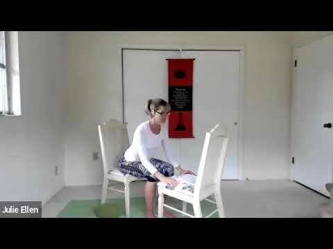 Chair Yoga with 2 chairs