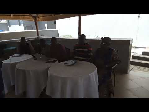 Bp prof Alfred Olwa addressing the media on Koboko reconciliation