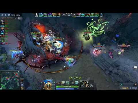 Newbee.Sccc Roshan fight!  Sccc playing Storm Spirit IG vs Newbee at The International 2017