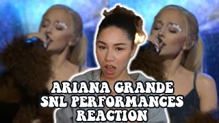 ARIANA GRANDE - WE CAN'T BE FRIENDS & IMPERFECT FOR YOU | SNL PERFORMANCE REACTION