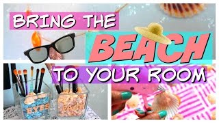 DIY Summer ROOM DECOR 2016! BEACH Themed