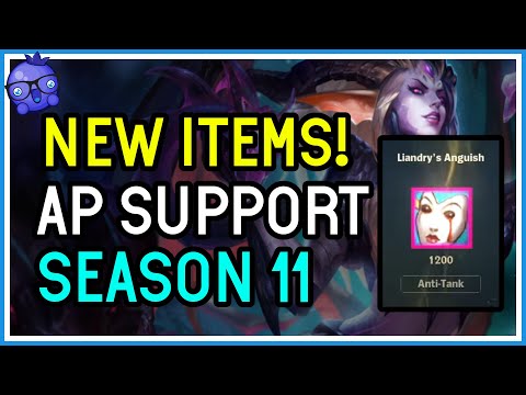 NEW AP SUPPORT ITEMS for Season 11 - League of Legends