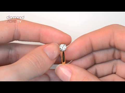 Diamond 0.50CT Elysia 18K Gold Engagement Ring - UT26 72A