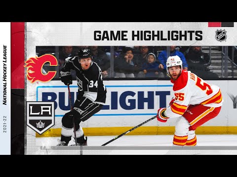 Flames @ Kings 4/4 l NHL Highlights 2022