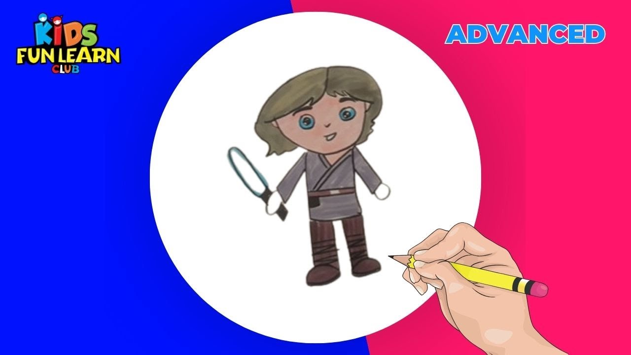 How to Draw Luke Skywalker from Star Wars