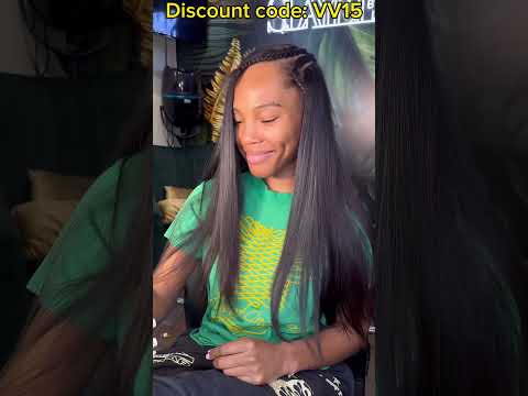 Versatile Sew-in Weave w/Leave Out! 100% Human Brazilian Hair Ft.#elfinhair