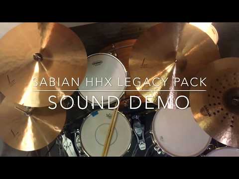 Sabian HHX Legacy Pack - 15” 19” 22” Cymbal Demo