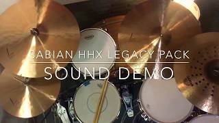Sabian HHX Legacy Pack - 15” 19” 22” Cymbal Demo