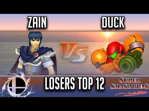 Smash'N'Splash 4  LOSERS TOP 12 - PG | Zain (Marth) vs  Duck (Samus)