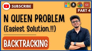 PQ #4 - N Queens Problem using Backtracking | Easiest Solution REVEALED !!