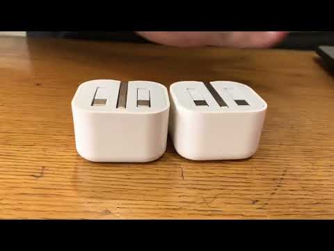 Identify Original vs Fake Charger - Apple 20W Power Adapter