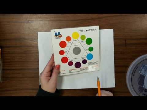 Part of a video titled How to create a 12 point color wheel - YouTube