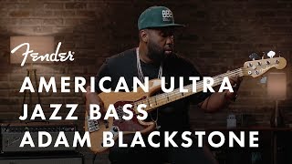 Video thumbnail for Adam Blackstone Plays The American Ultra Jazz Bass | American Ultra Series | Fender by Fender