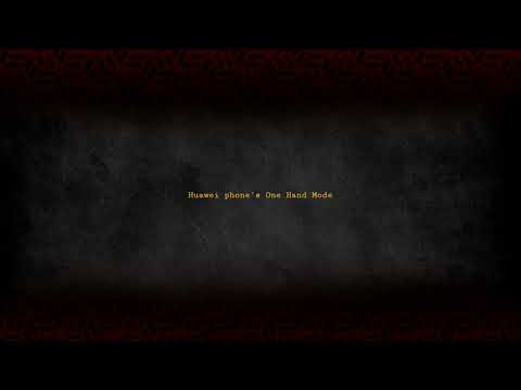 Huawei phone's How to turn One-handed mode ON