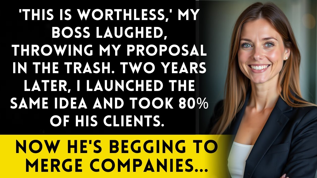 My Boss Rejected My Software Idea Then Fired Me. His Face When I Became His Biggest Competitor...