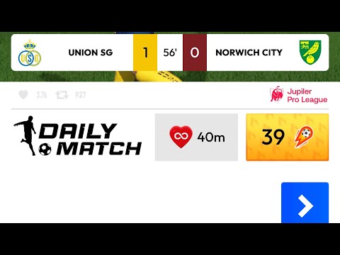 Score★Hero | Daily Match | - Union SG Vs. Norwich City