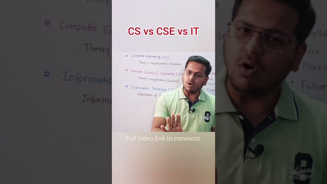 cs vs it vs cse #shorts #viral #viralvideo #trending