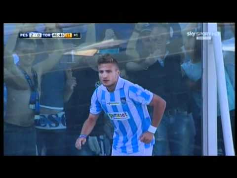 Pescara 2-0 Torino - Gol di Ciro Immobile
