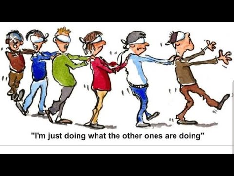 Don't follow others blindly.