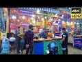 4K HDR Walk Tour On Busy Street Srinagar Kashmir India