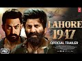 Lahore 1947 Official Trailer l Sunny Deol Aamir Khan l Preity Zinta l Rajkumar Santoshi #lahore1947