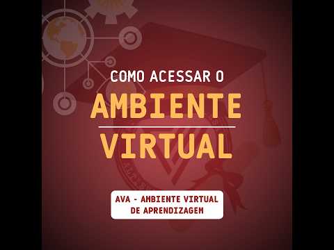 Como entrar no AVA: Ambiente Virtual de Aprendizagem