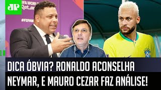 ‘Essa dica do Ronaldo para o Neymar é…’; Mauro Cezar manda a real antes de Brasil x Croácia na Copa