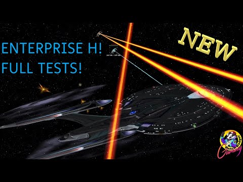 NEW USS Enterprise H Review, Let's Test It!! Star Trek Ship Battles -