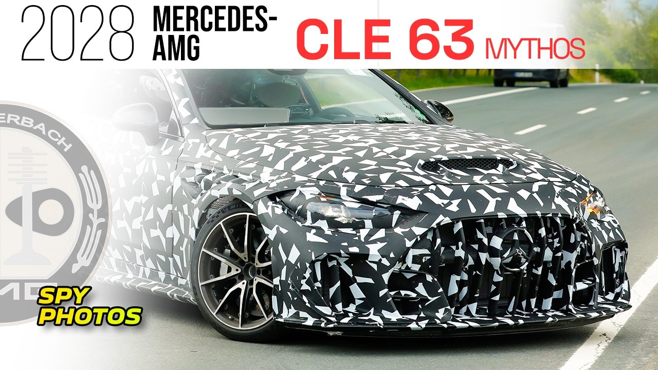 Spy Photos: 2028 Mercedes-AMG CLE 63 "Mythos"