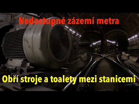 Nedostupné zázemí metra: Obří podzemní stroje a toalety v tunelech mezi stanicemi
