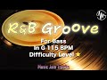 R B Groove Jam For Bass G Major BPM115 No Bass Backing Track