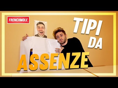 TIPI DA ASSENZE SCOLASTICHE